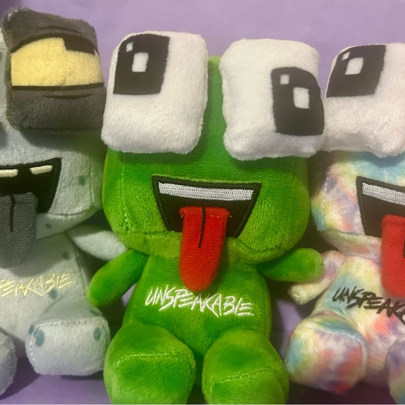 Toys | Unspeakable Youtube Merch Plushies | Poshmark